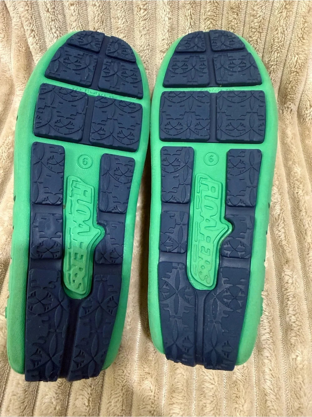 Men's Ventilated Green Slip-On Water Loafers